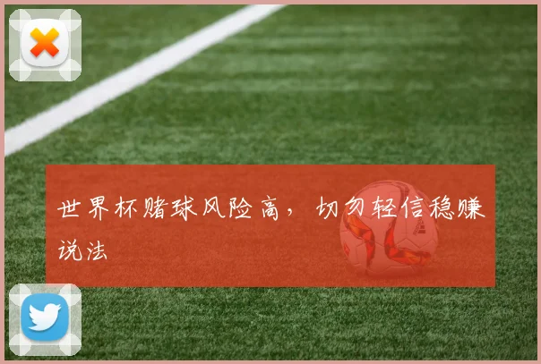 世界杯赌球风险高，切勿轻信稳赚说法